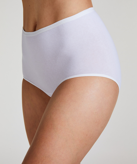 Superslip Maxi bomull, Vit
