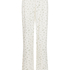 Pyjama Pant Loose Pointelle, Vit