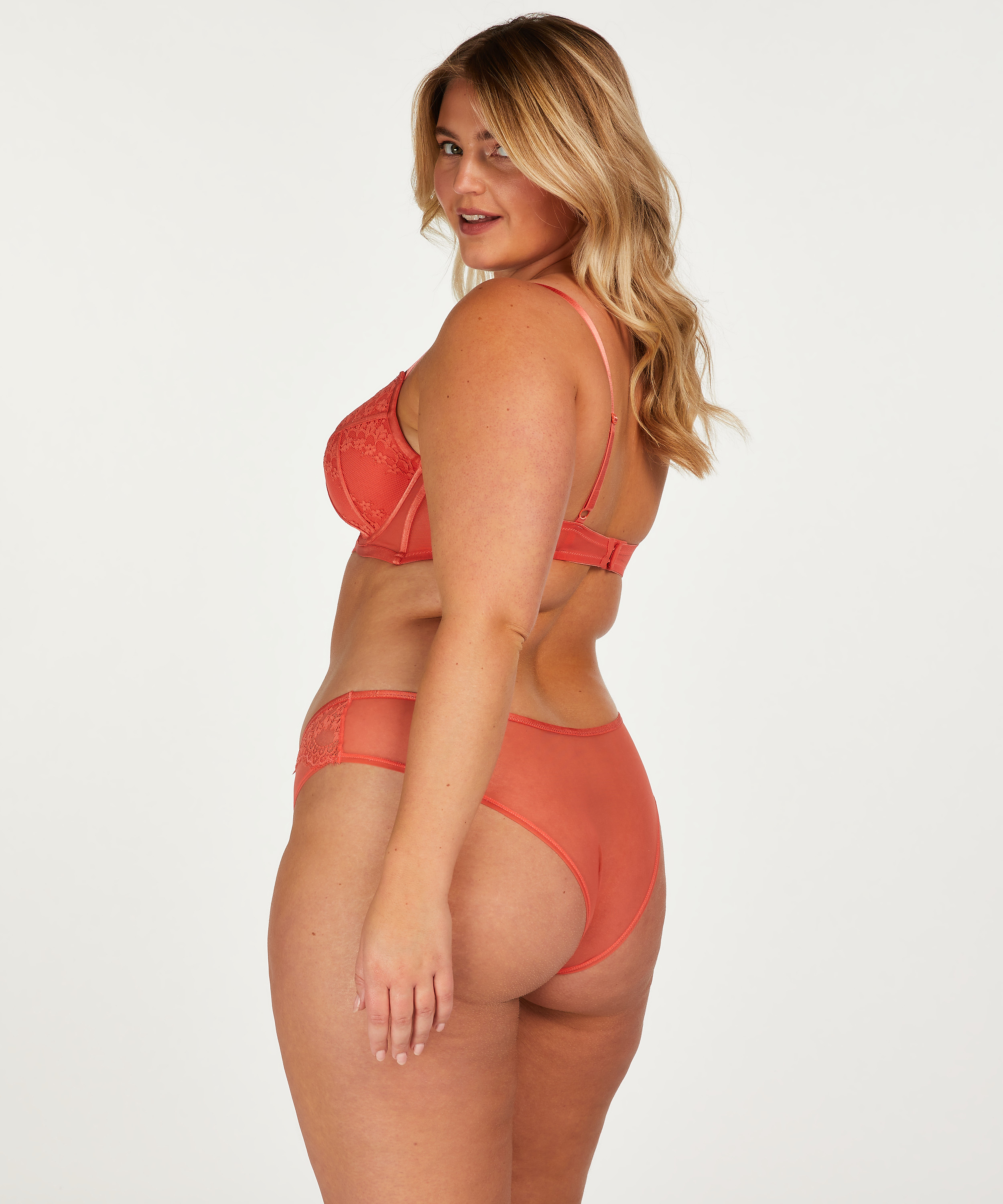 Formpressad bygel-bh Emily, Orange, main