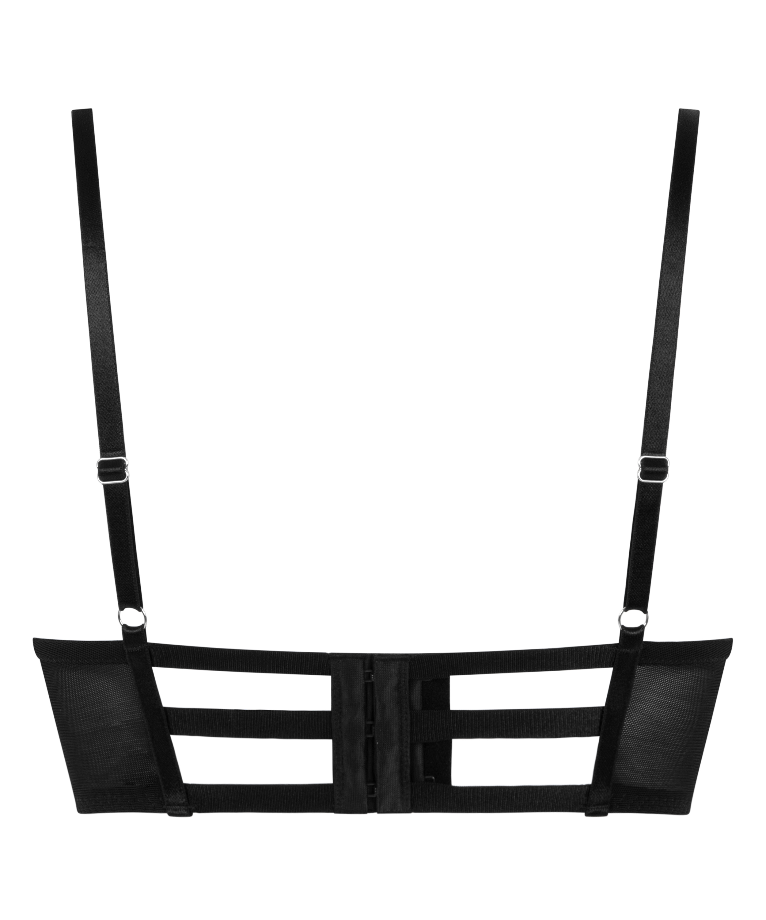 Formpressad longline bygel-bh Vera, Svart, main