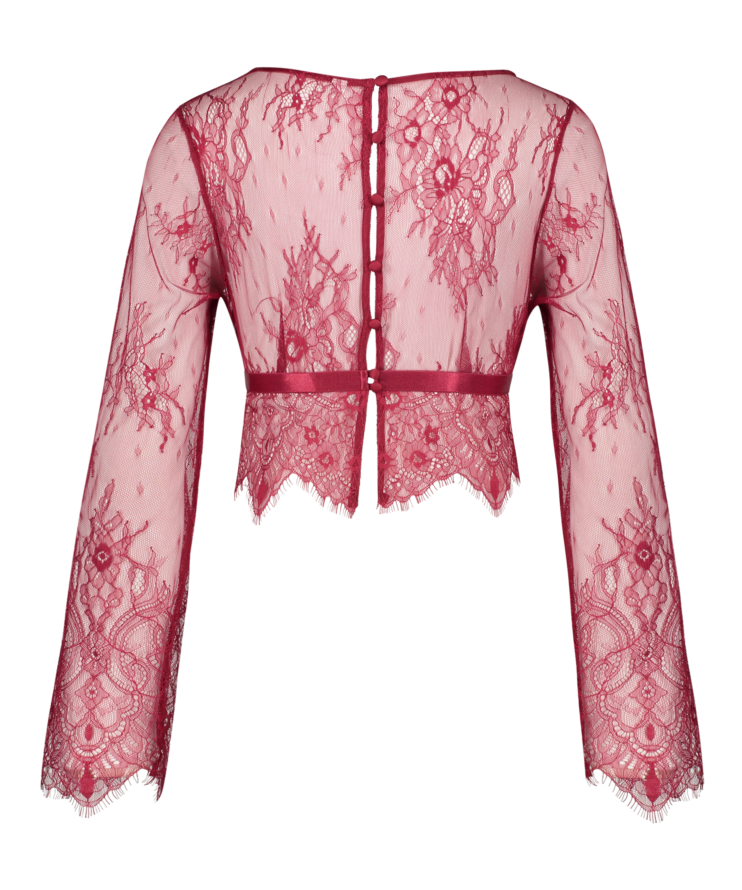 Topp i heltäckande spets, Röd, main