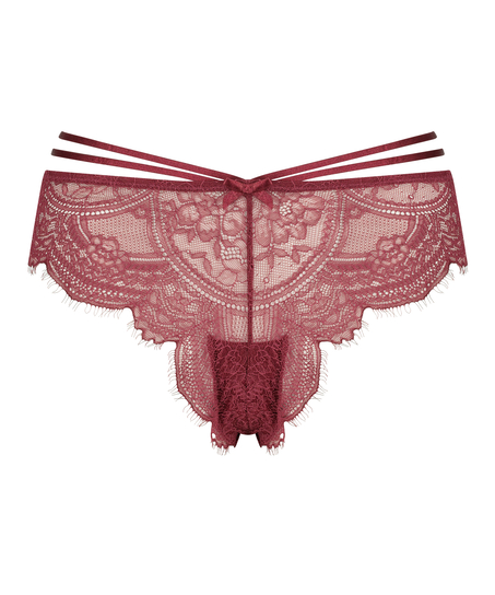 Sian högt skuren braziliantrosa, röd