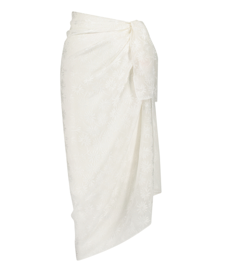 Libby pareo med struktur, Vit