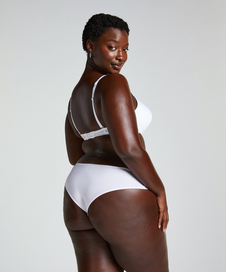 Formpressad push-up-bh med bygel Angie, Vit