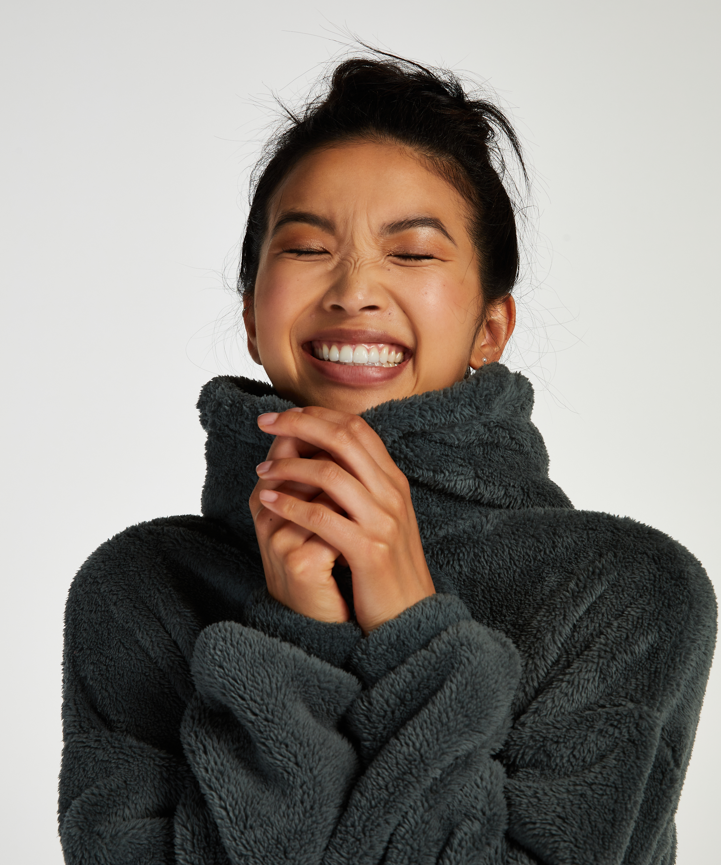 Snuggle fleece kl&auml;nning, gr&ouml;n, main