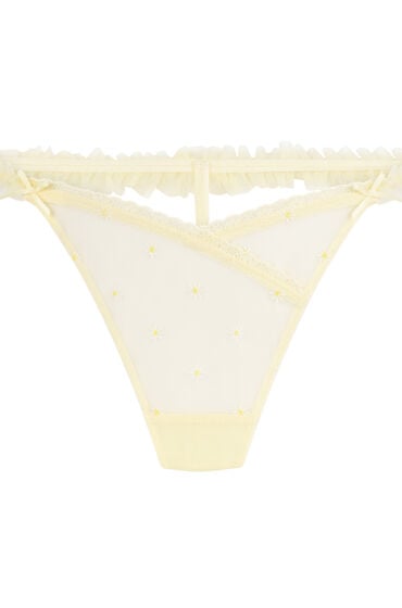 Hunkemöller Highleg Stringtrosa Flora trosor dam – bild 3