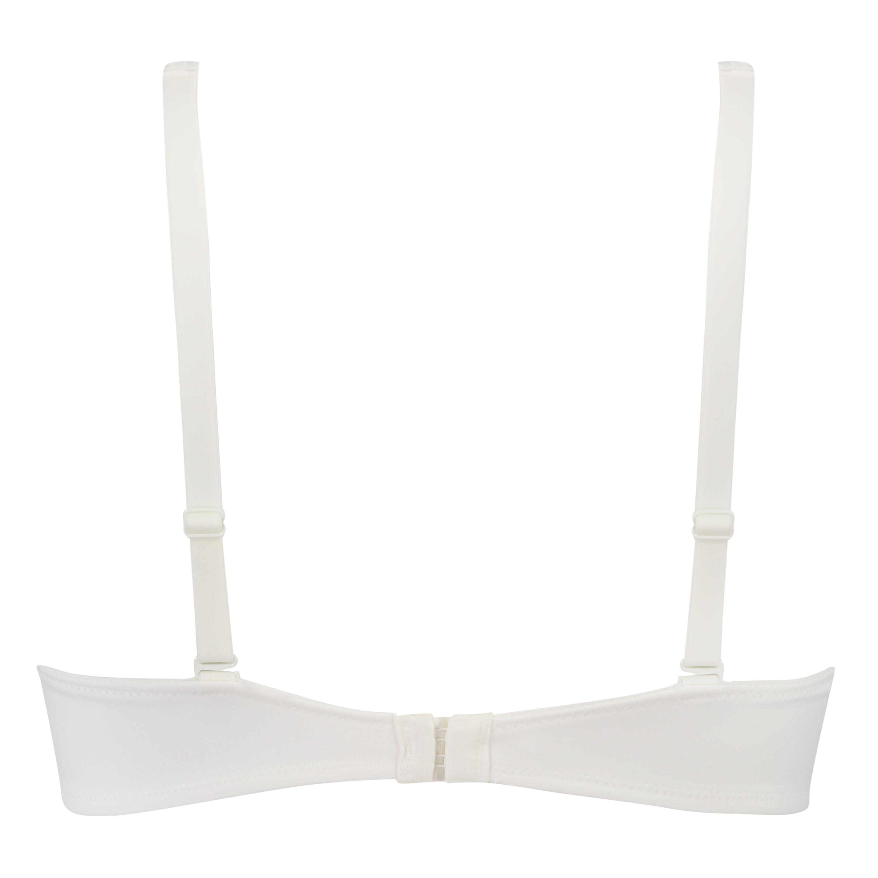 Icke-formpressad bygel-bh Satin Fleece, Vit, main