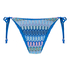 Cali bikiniunderdel med h&ouml;gt skurna ben, Bl&aring;