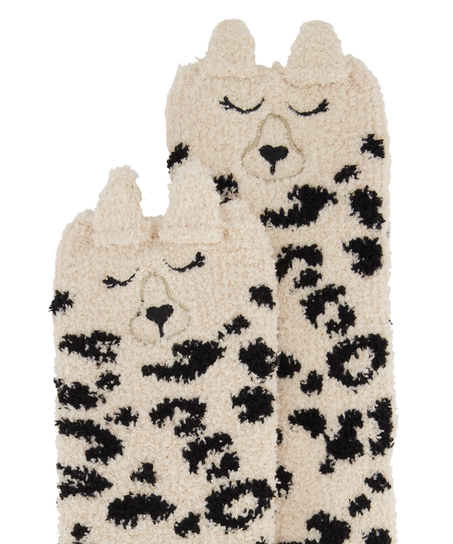 Snow Leopard mysiga strumpor, Beige