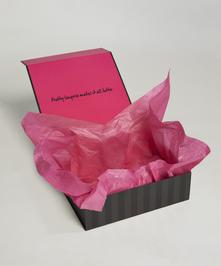 Lyxig presentask Large, Vit