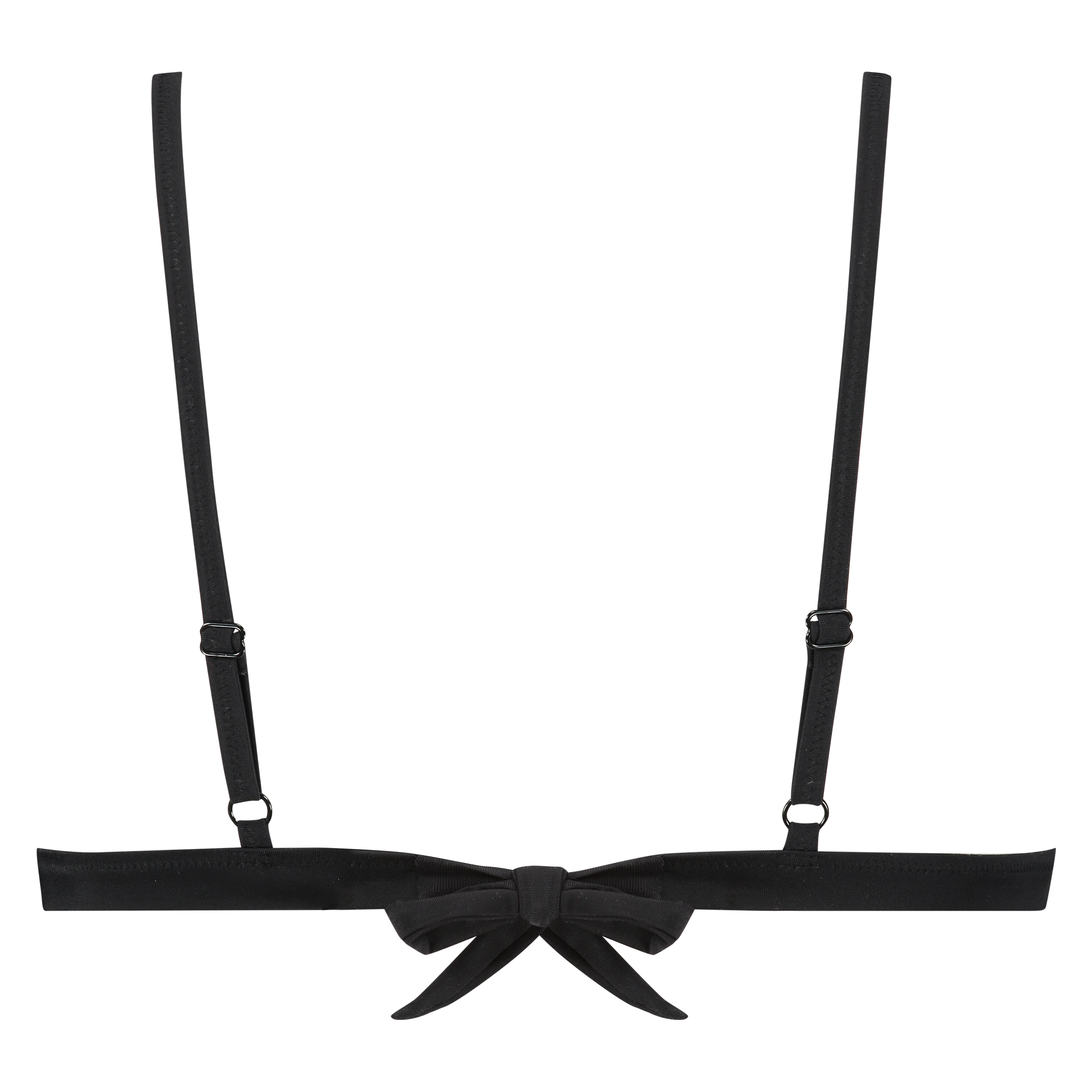 Pride triangel-bikini&ouml;verdel, Svart, main