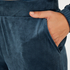 Pyjamasbyxor i velour, bl&aring;