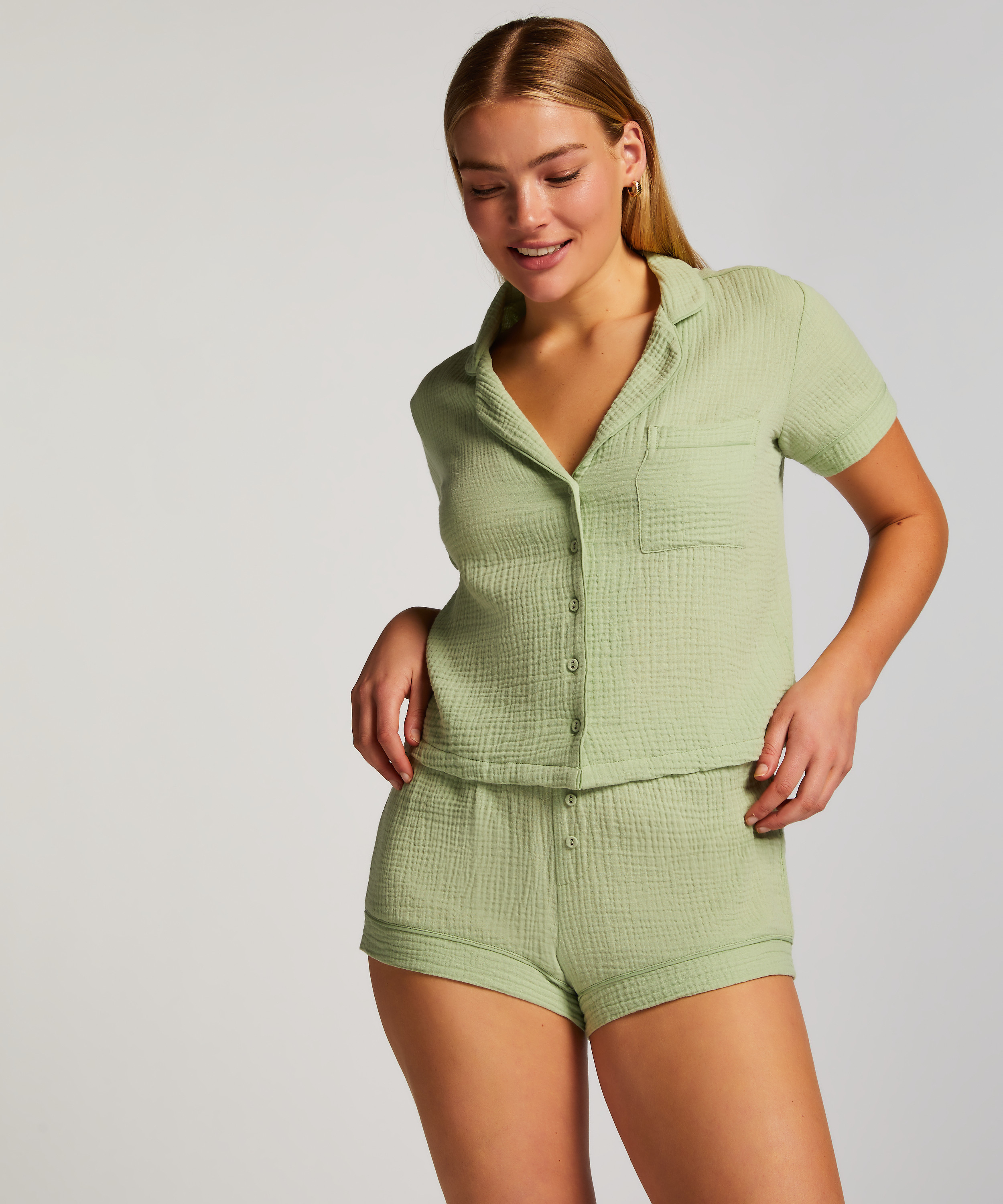 Pyjamastopp Springbreakers, grön, main