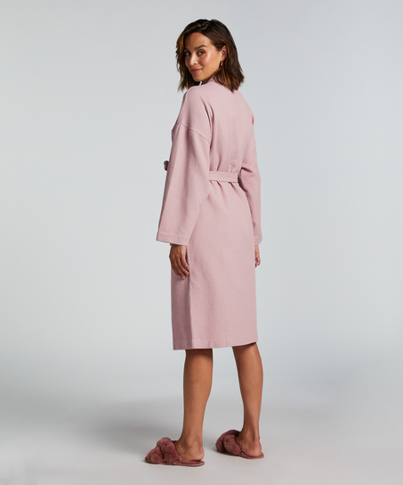 Morgonrock Waffle, Lila