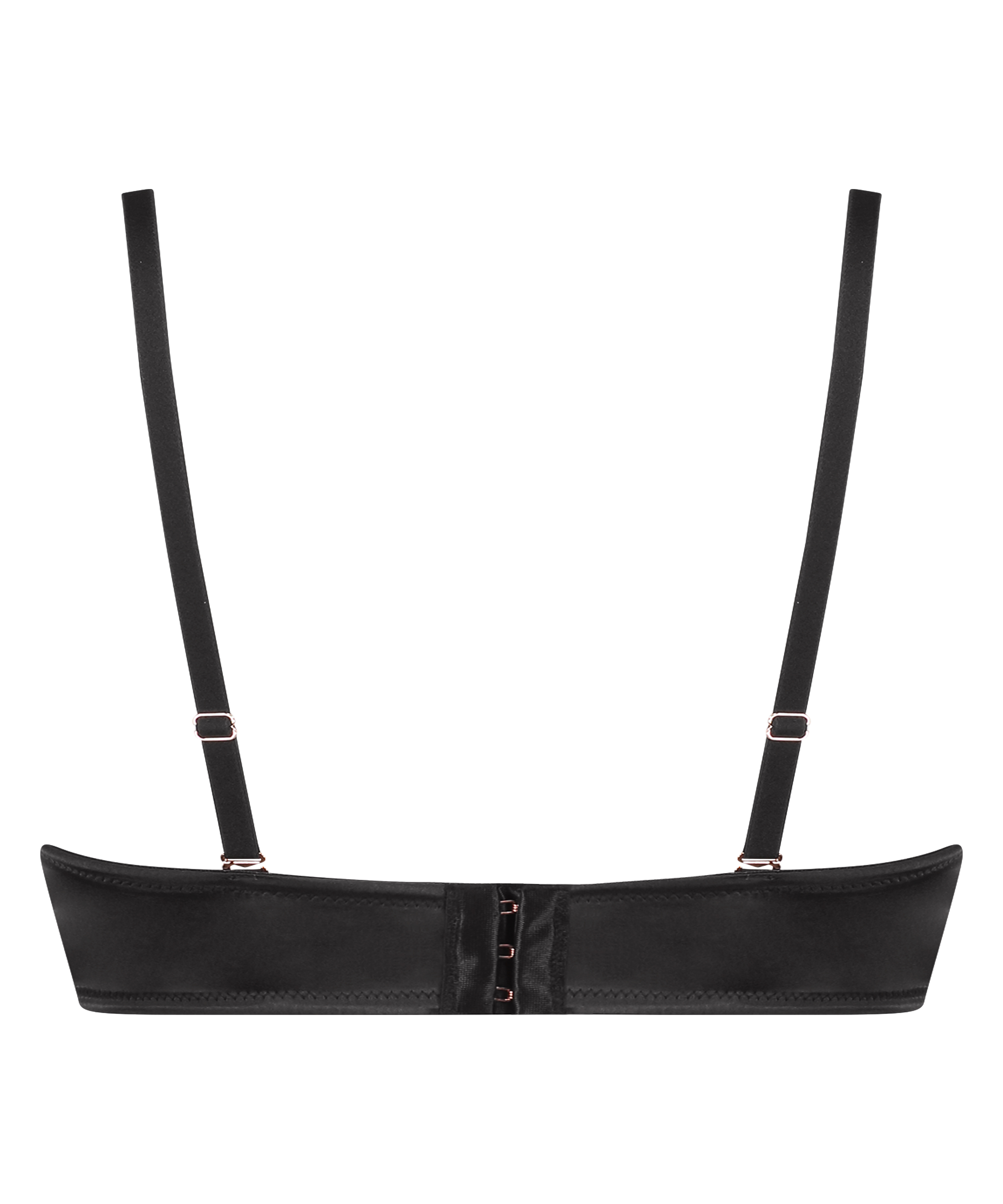 Formpressad axelbandslös bygel-bh Chalice, Svart, main