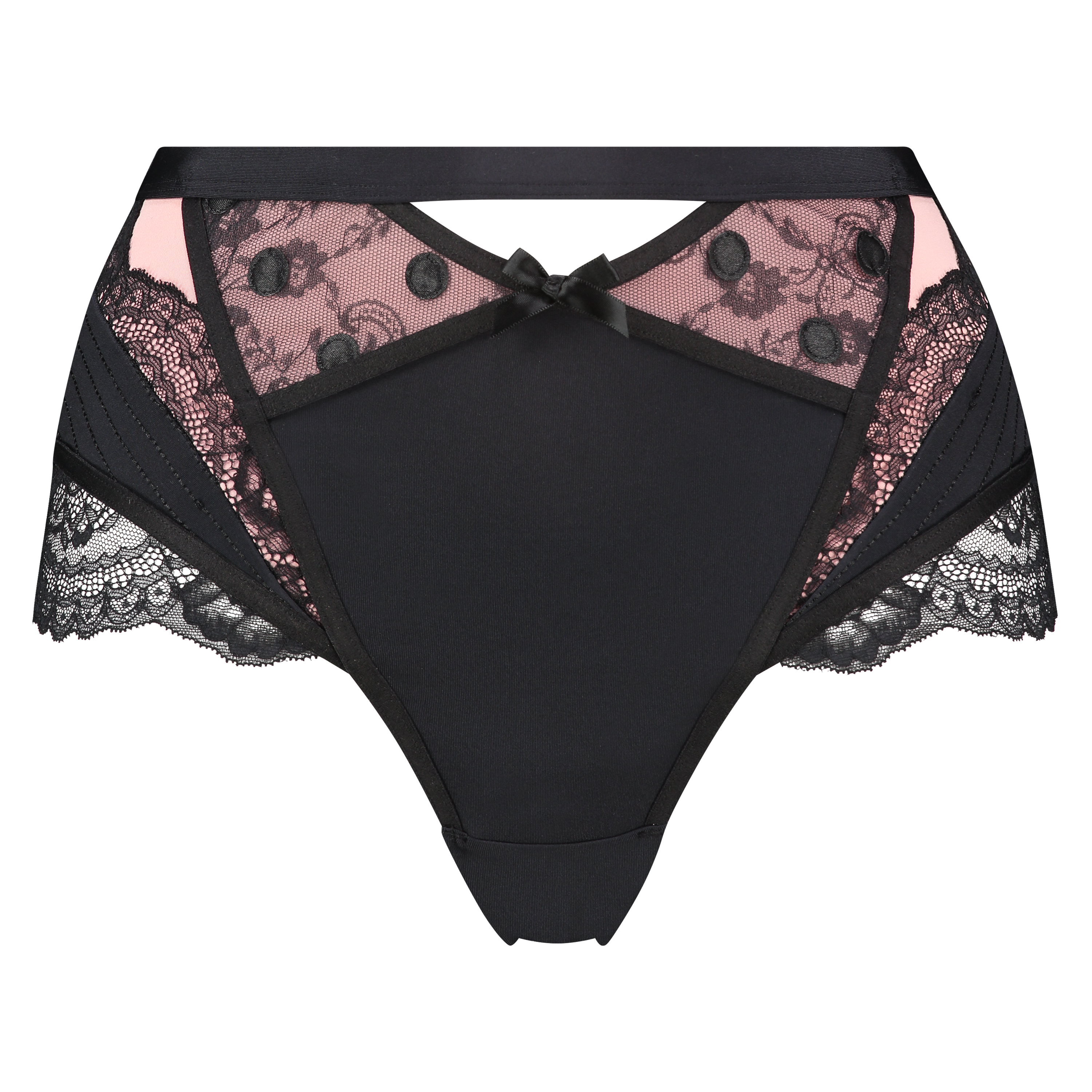 H&ouml;g brazilian-trosa Zinnia Ann Kathrin, Svart, main