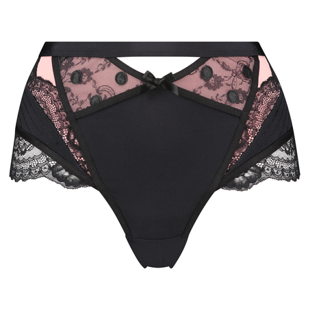 H&ouml;g brazilian-trosa Zinnia Ann Kathrin, Svart