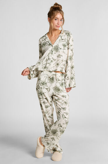 Hunkemöller Petite Pyjamasbyxa Storylover Vit