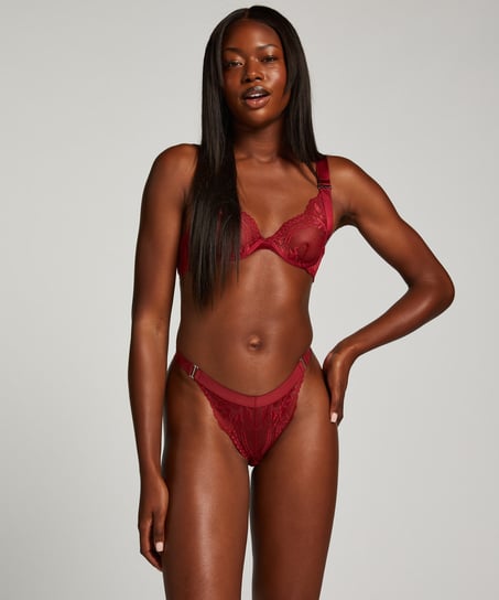 Icke formpressad bygel-bh Hana, R&ouml;d