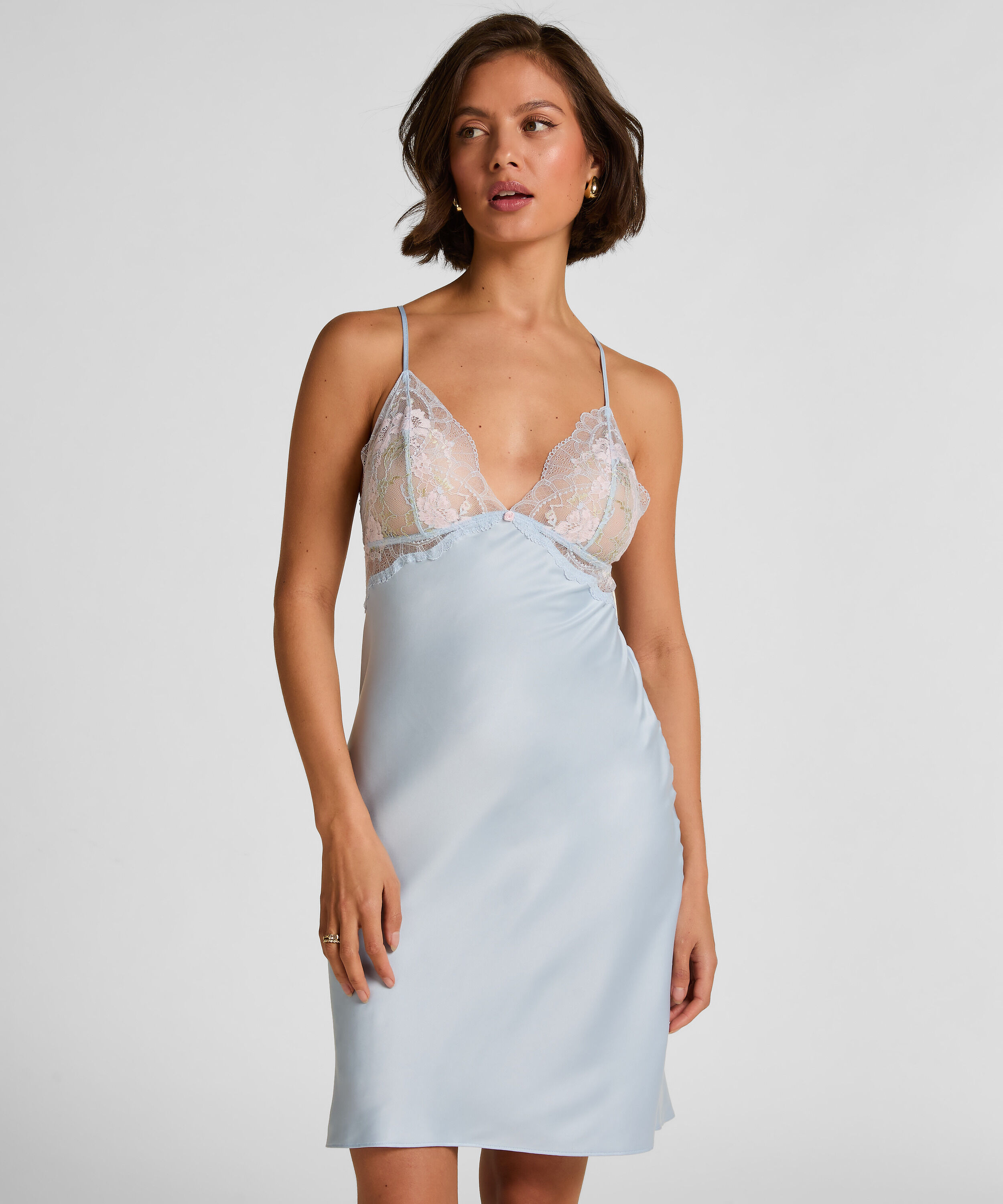 Miri Satin Nattlinne, Blå