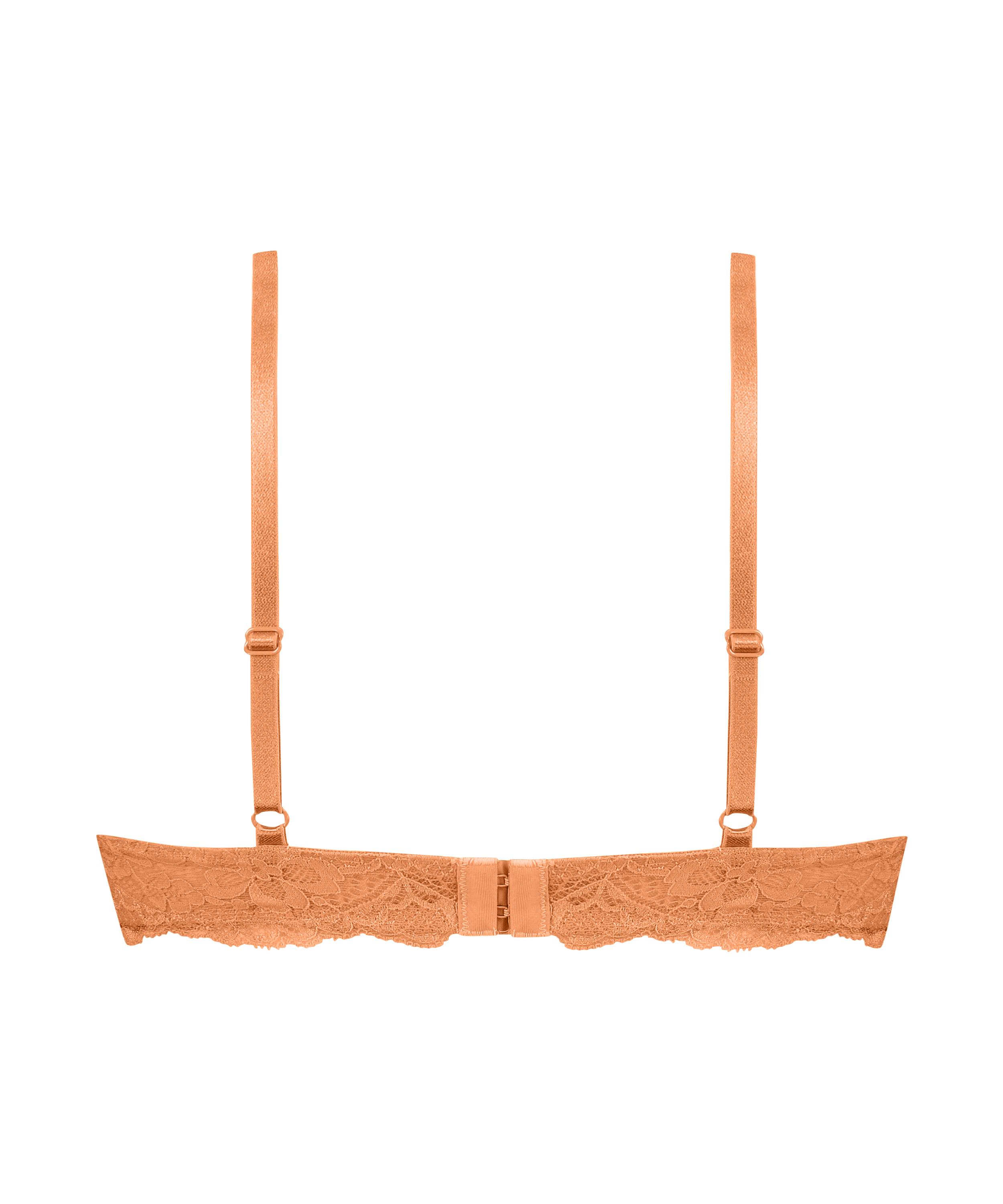 Icke formpressad bygel-bh Marine, Orange, main