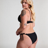 Formpressad bikini&ouml;verdel med bygel Scallop, Svart