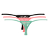 3-pack tangas lace, blå