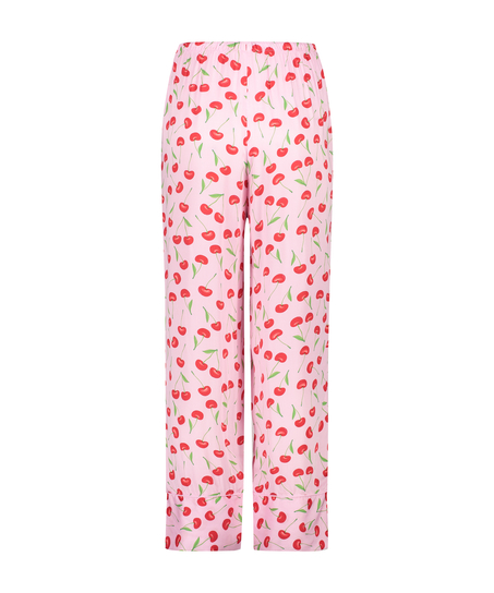 Stickade pyjamasbyxor Springbreakers, Rosa