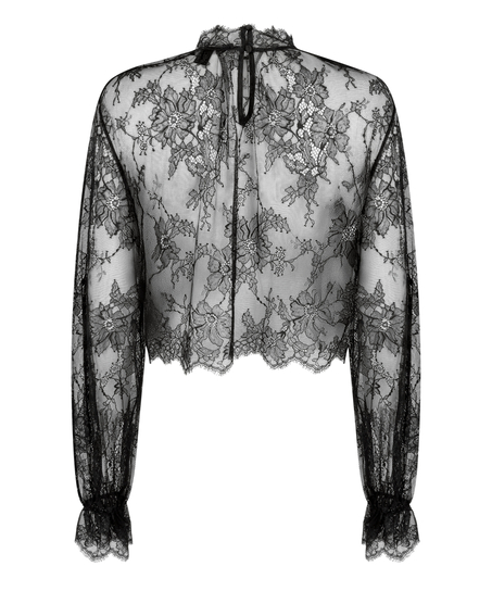 Pyjamastopp Cecilia, Svart