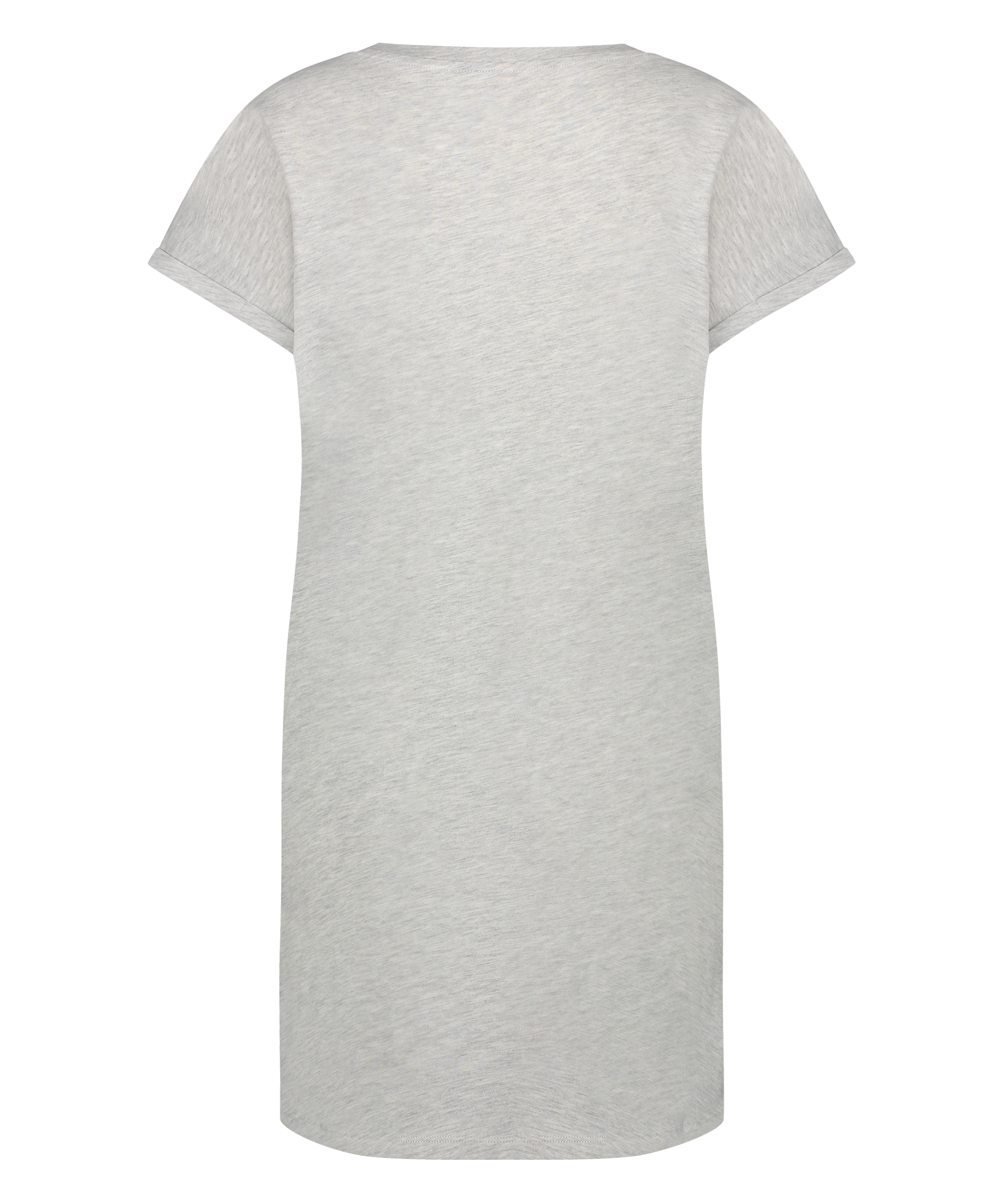 Nattskjorta med rund hals, Grå, main