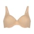 Icke-formpressad bygel-bh Satin Fleece, Beige