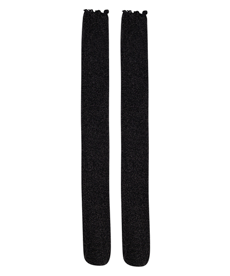 Strumpor Glitter, Svart