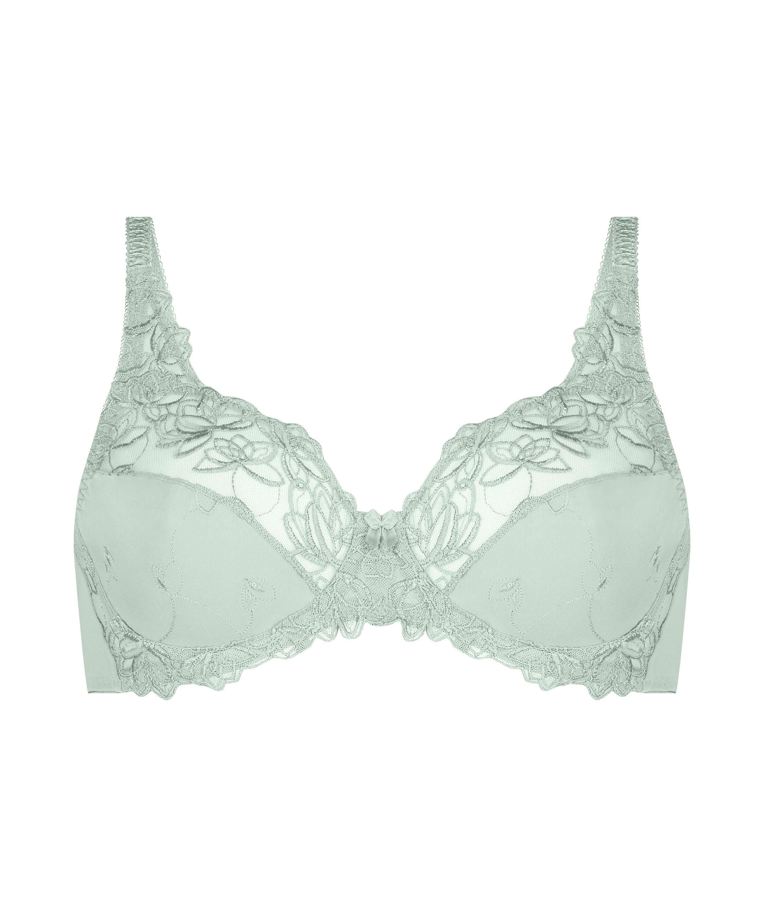 Icke formpressad bygel-bh Diva, Gr&ouml;n