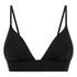 Triangel Bralette Smooth, Svart