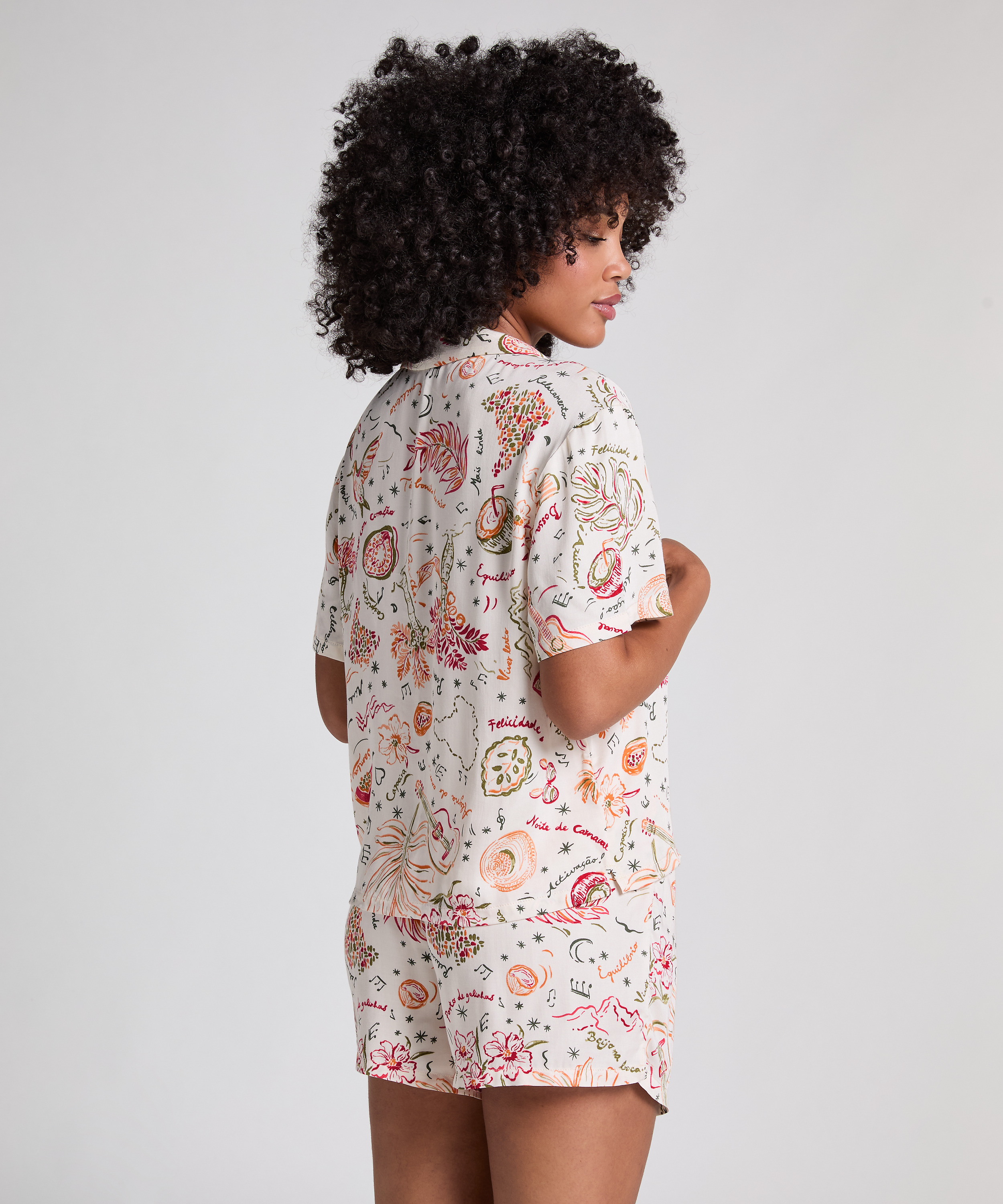 Satin-shorts, Vit, main