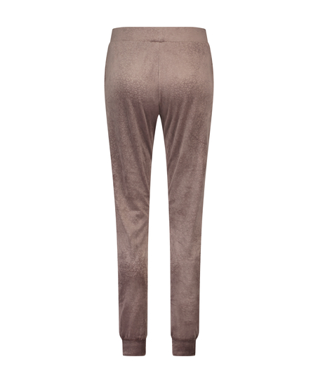 Joggingbyxor Velour, Brun