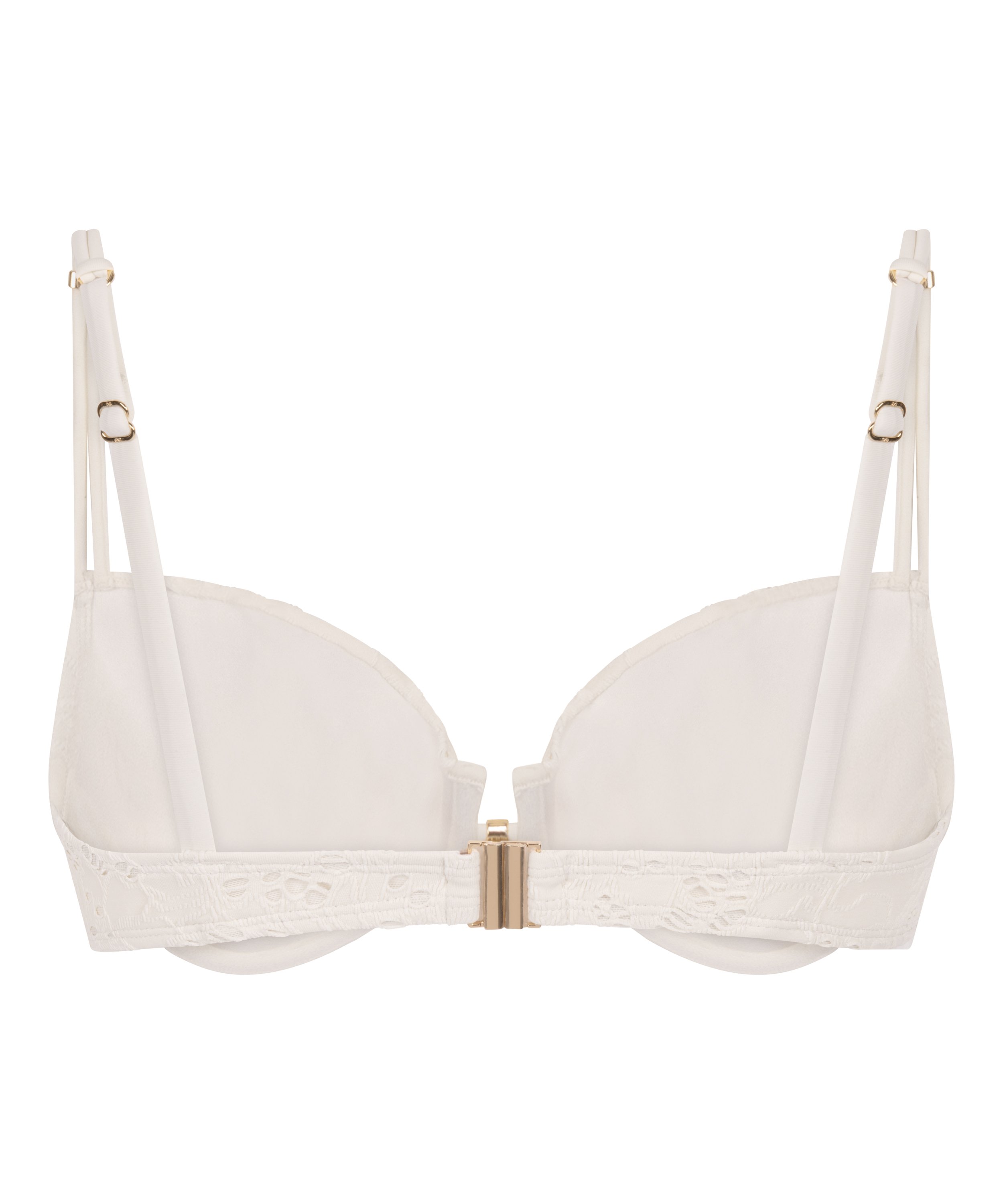 Crochet Bikini Top, Vit, main