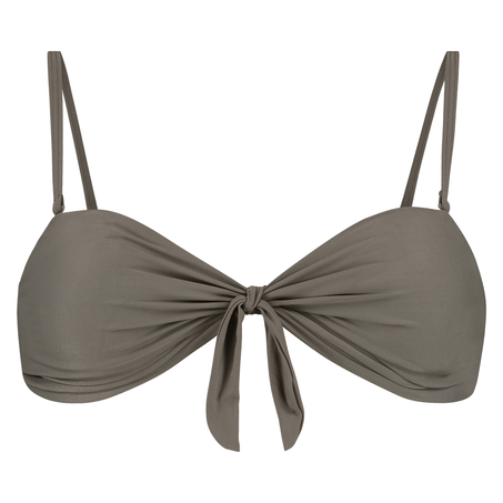 Formpressade bandeau bikinitopp Tribe, Grön