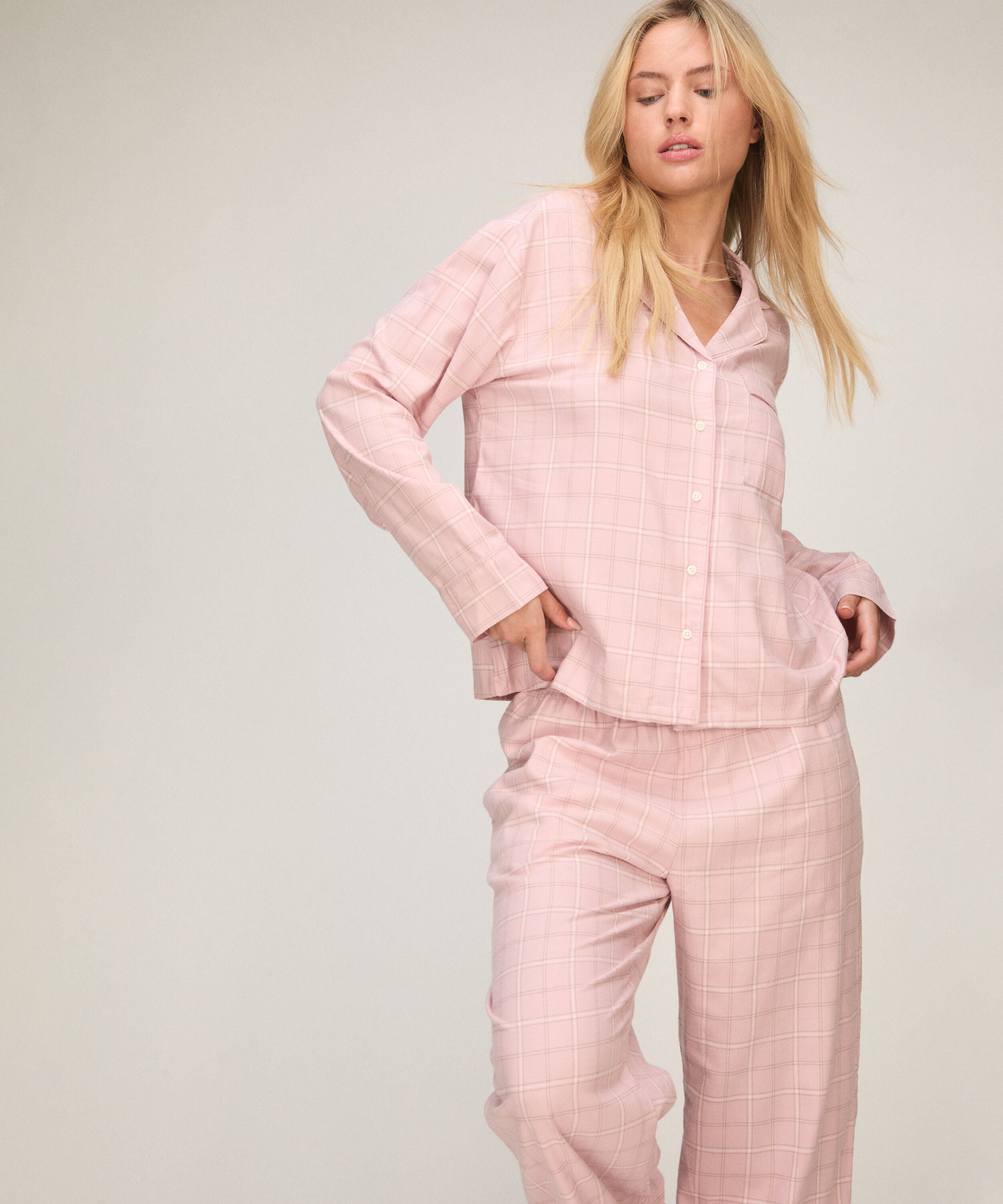 Pyjamasbyxor Woven, Rosa