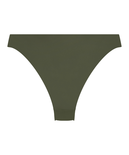 Högt Skuren Bikiniunderdel Luxe, grön