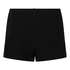 Pointelle-shorts, Svart