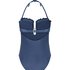 Bandå baddräkt i Sardinia, blå