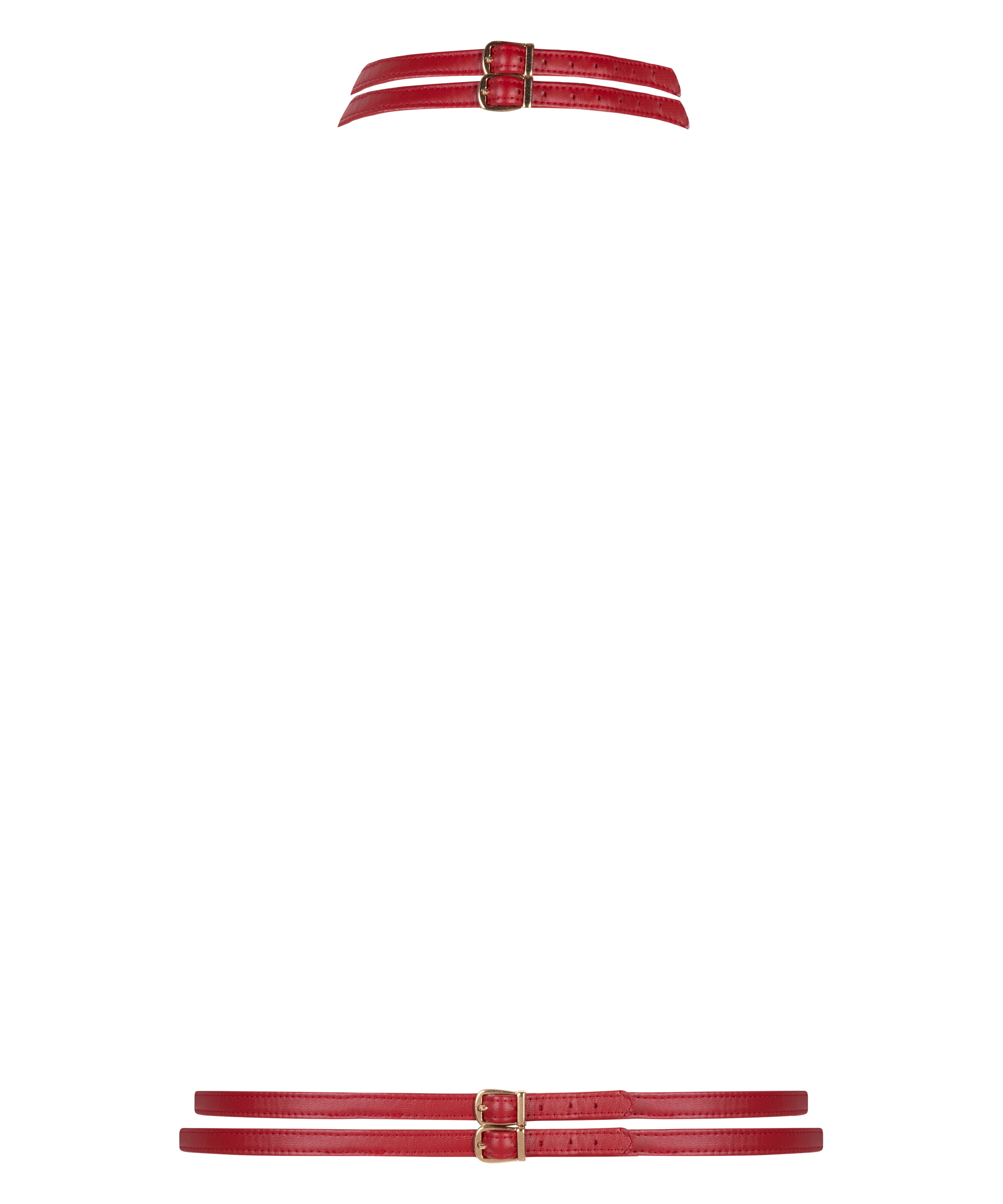 Private Sele i konstläder, Röd, main