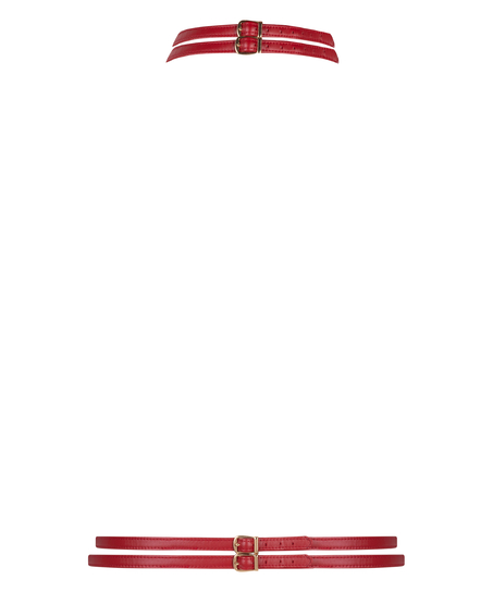 Private Sele i konstläder, Röd