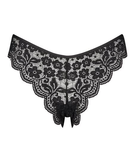 Högt skuren braziliantrosa, Svart