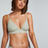 Triangel Bralette Smooth, Grön