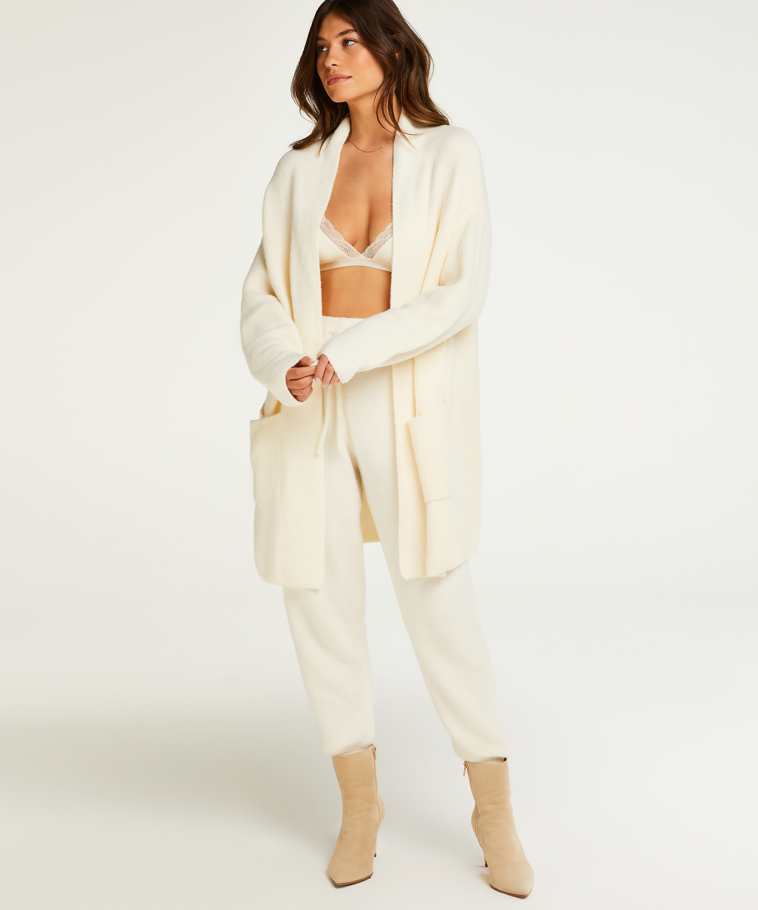 Premium Fluffy l&aring;ng v&auml;st, Vit, main