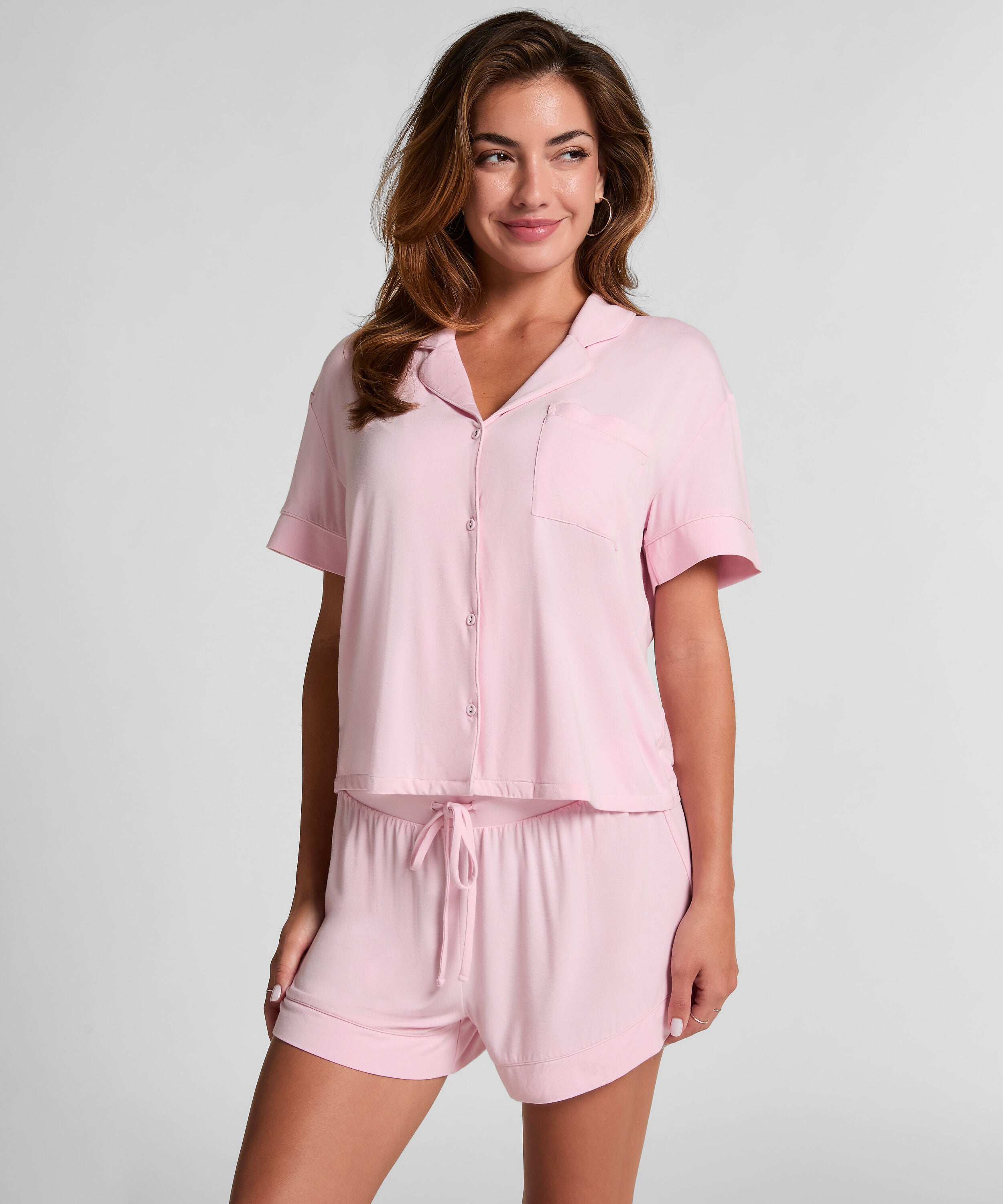Shorts i jersey Essential, Rosa