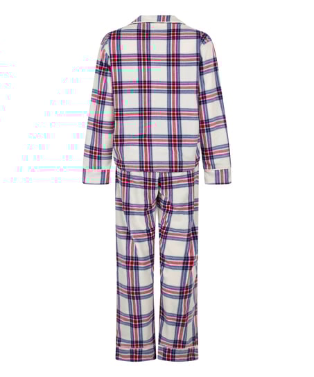 Pyjamasset i polarfleece, Vit