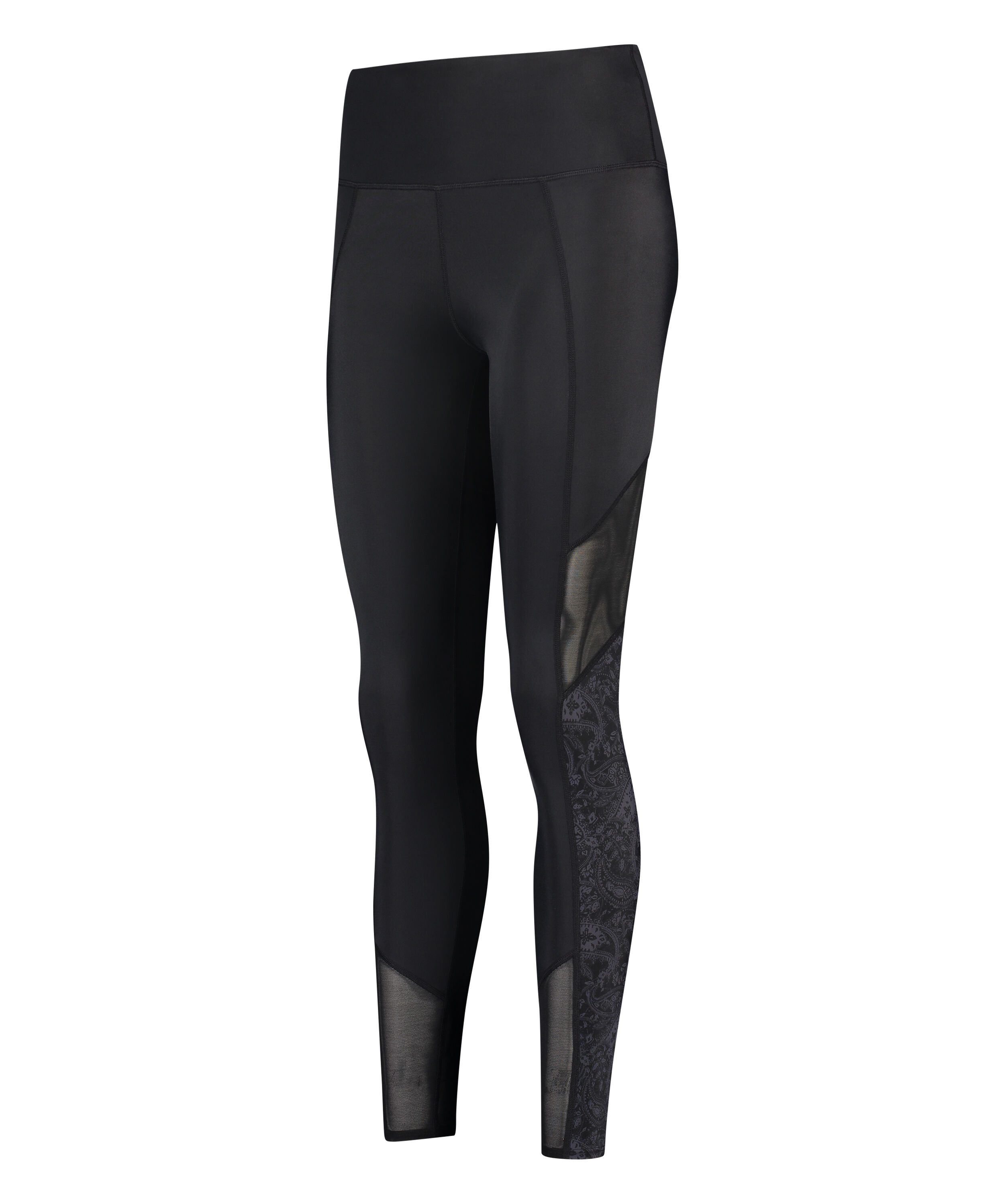 HKMX H&ouml;g midja sportleggings Rodeo, Svart